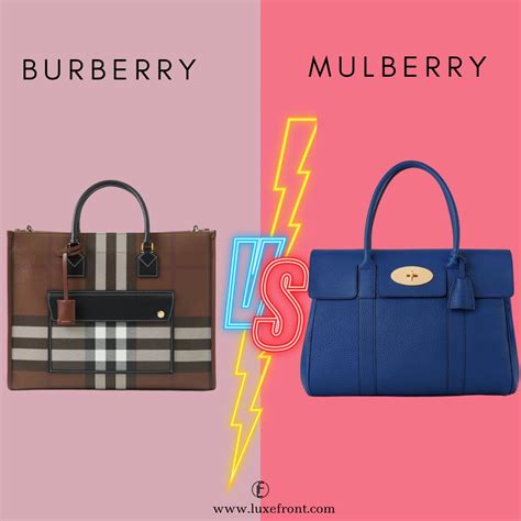 mulberry or burberry|chanel vs mulberry purse.